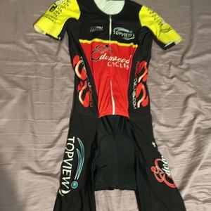 Advanced Cycles racing speed suit